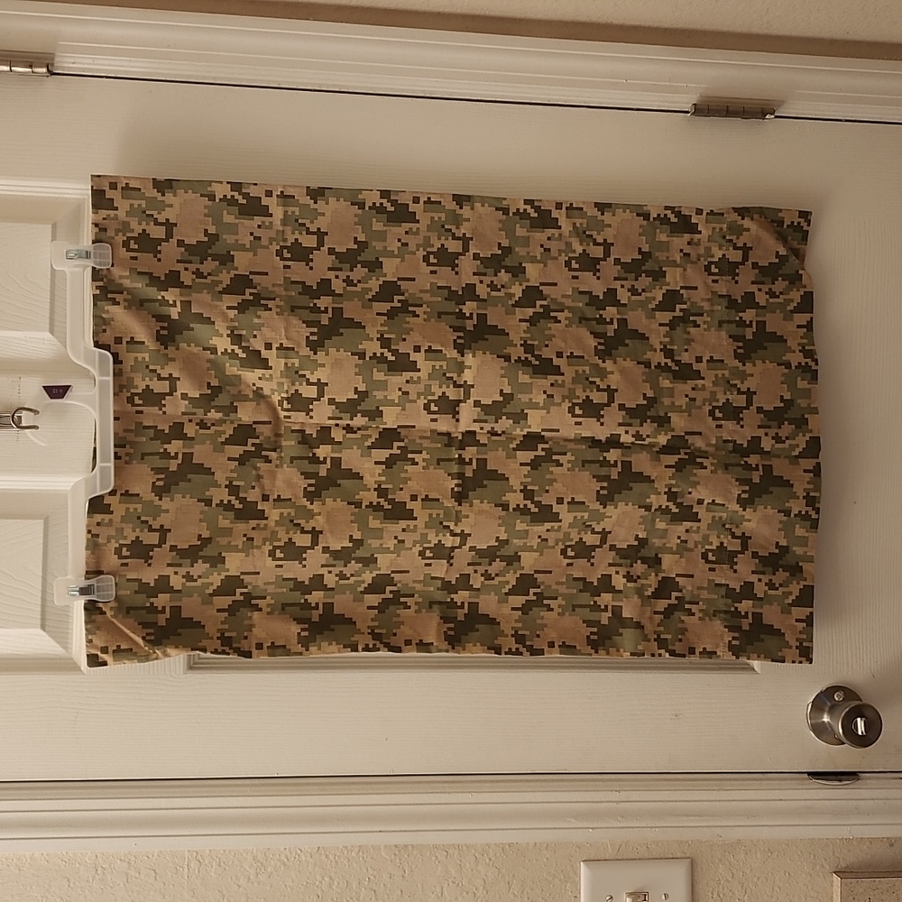 Camouflaged pillow case